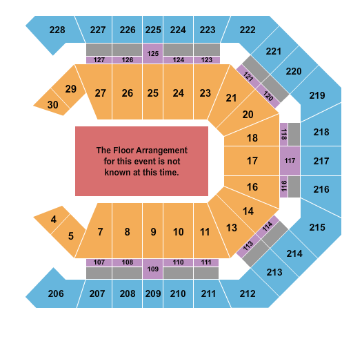 MGM Grand Garden Arena Nine Inch Nails Seating Chart